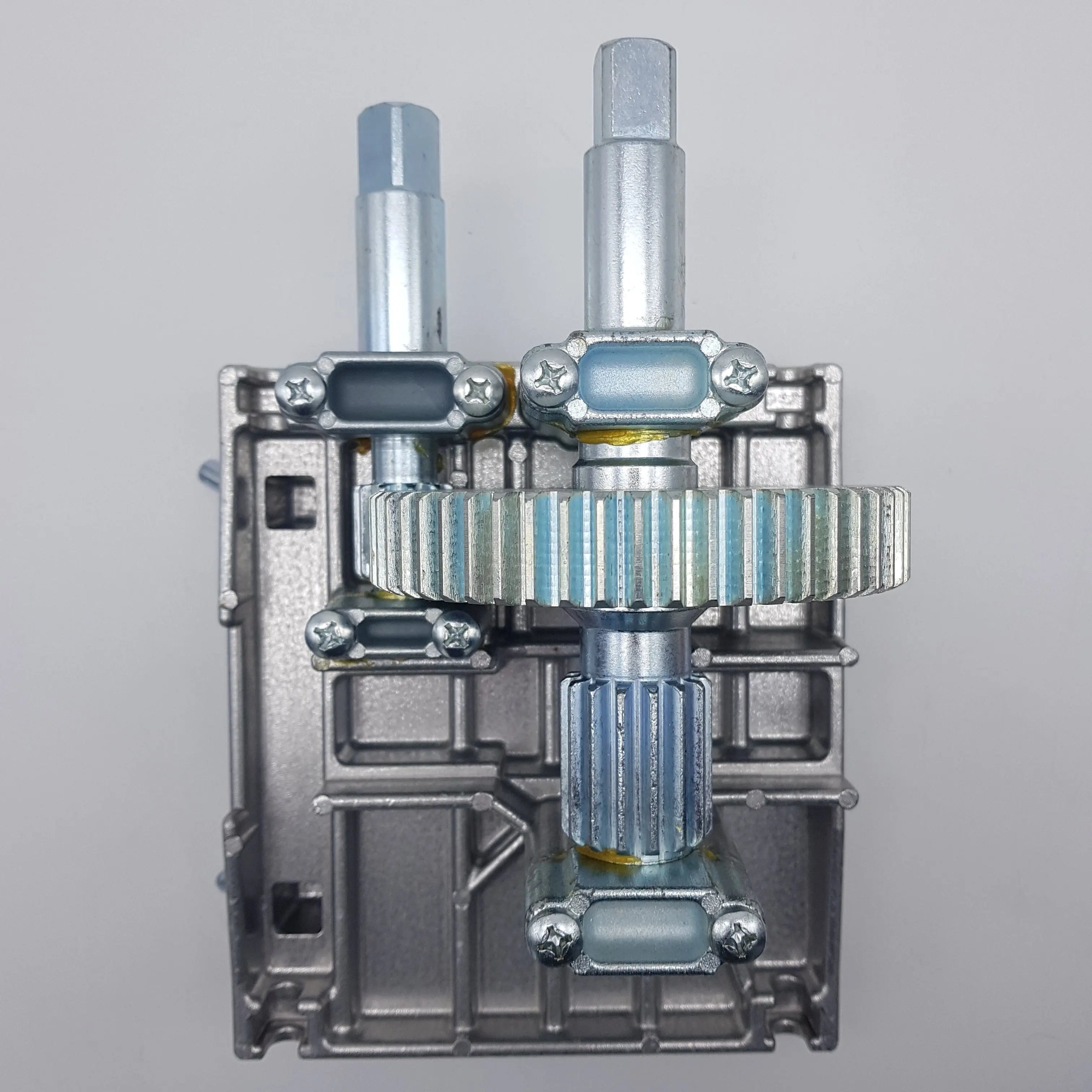 Flangia completa di ingranaggi per insaccatrice Reber modelli 10-12kg con traversino REBER