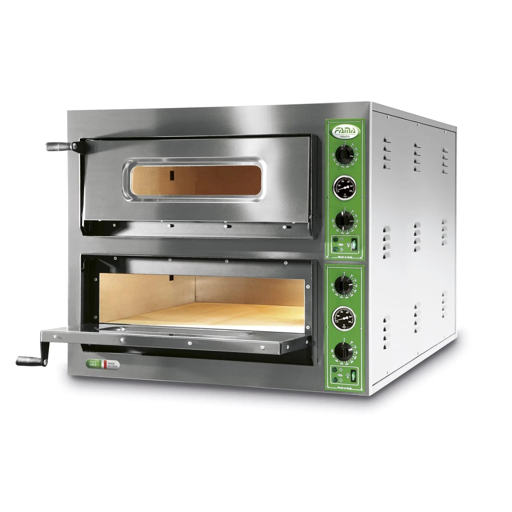 Forno per pizza inox 12 pizze Ø36 CM B9+9M monofase Fama FAMA