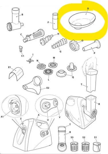 Vassoio spremi pomodoro e tritacarne New Duetto Plus Rgv 111255 RGV