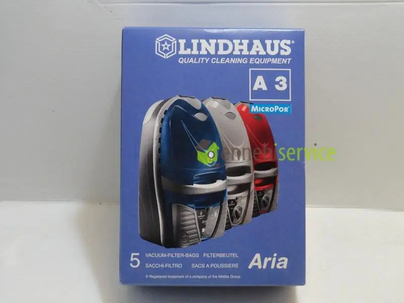 sacchi a3 microfibra lindhaus mod.aria 5pz originali LINDHAUS