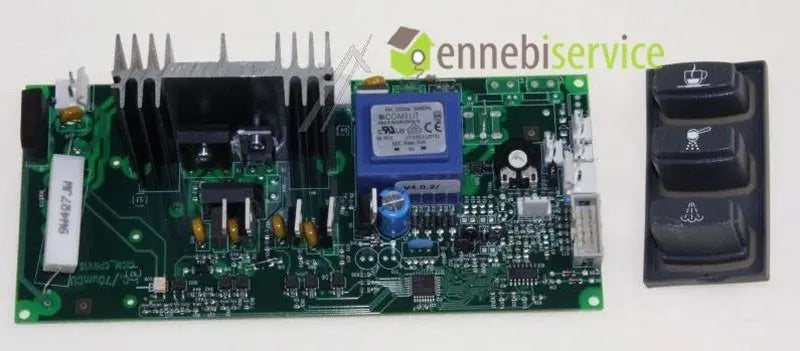 Assieme basetta elettronica 3 tasti mp5000 caldaia j inox tubolare SAECO