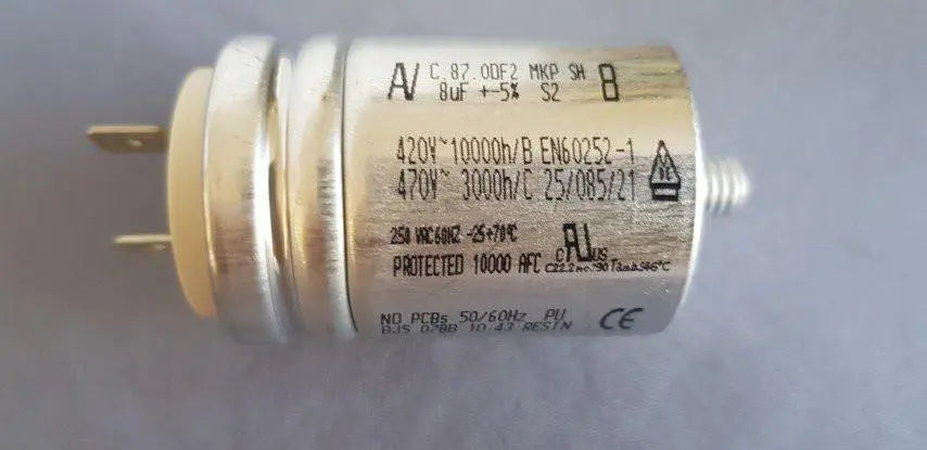 Condensatore MF 8 CL P2 35x48 per motore affettatrice RGV RGV