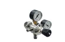 RIDUTTORE PRESSIONE CO2 per bombola ricaricabile composto da 2 manometri, raccordo automantico 3/8" Italbedis Italbedis