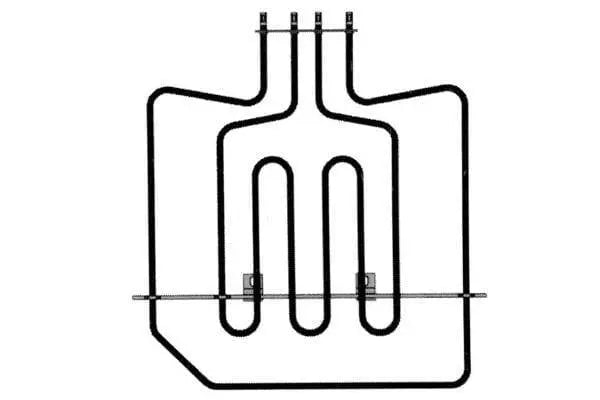 Resistenza superiore forno Rex electrolux Zoppas ZANUSSI