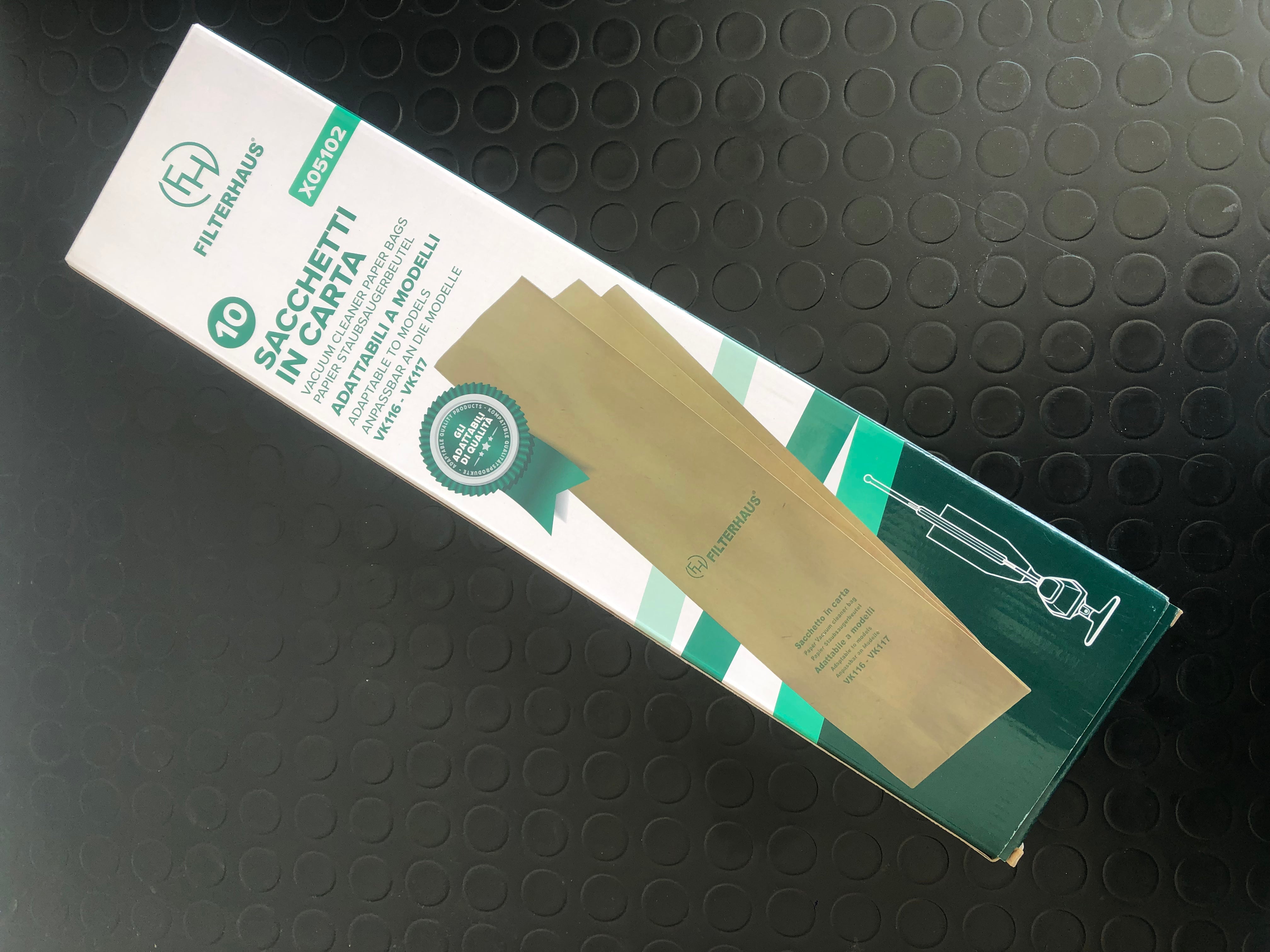 Confezione 6 sacchi filtro vk117 Folletto compatibili VORWERK FOLLETTO