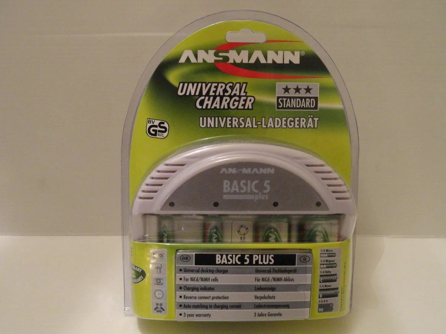 carica batterie universale basic 5 plus ANSMANN