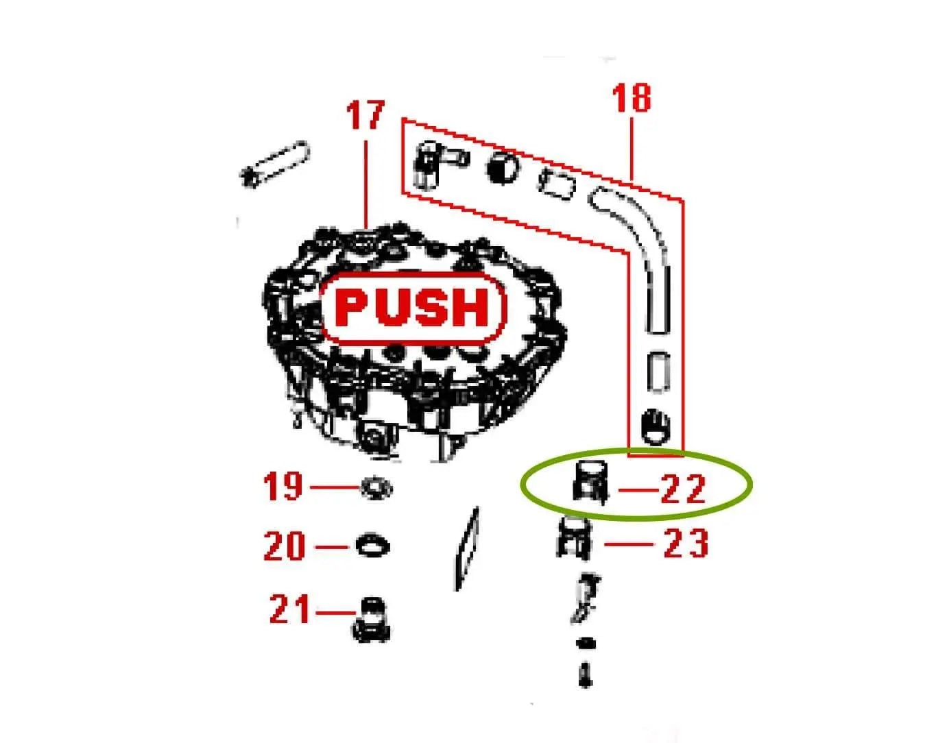 Termostato 165° per Vaporella Forever 6XX 610/630/650 Polti POLTI