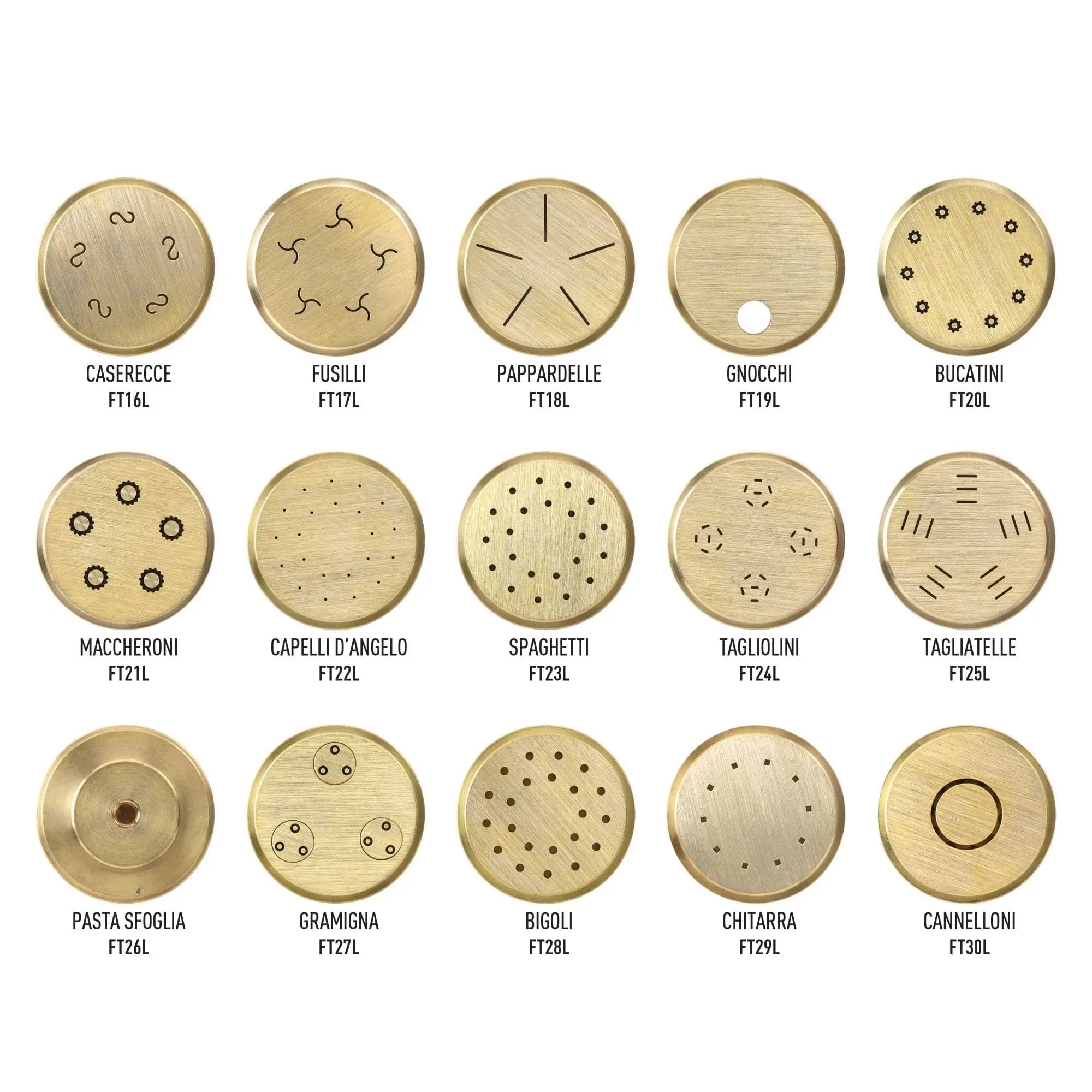 Trafila PASTA SFOGLIA per Macchina per la pasta con taglia pasta media e grande Fama FAMA